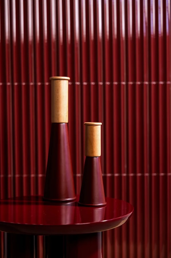 Kuchyňa a bar Mlynček Sagaform 20,5 cm M 5018624 burgundské