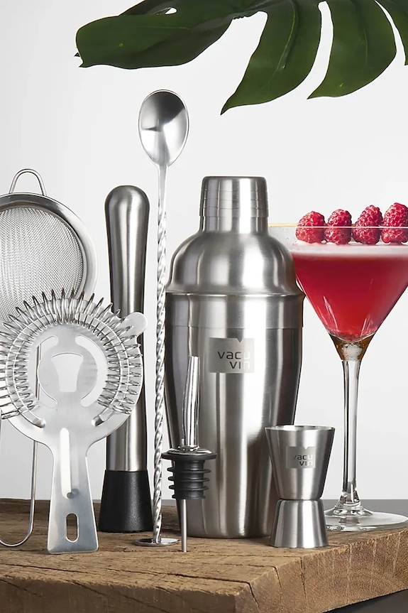 Vacu Vin set da bar Cocktail Set Plus pacco da 7 7889361. grigio AA00