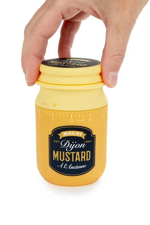 Кухонний таймер Balvi Mustard 10 x 5,5 x 5,5 cm 28062 жовтий AA00