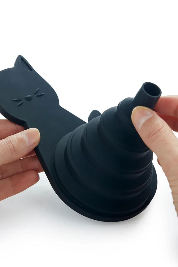 Balvi lejek składany Meow 16 x 8,2 x 2,8 cm czarny 28173