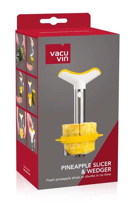 Κόφτης ανανά Vacu Vin Pineapple Slicer & Wedger Stainl 20 x 10 cm 4874360 γκρί AA00