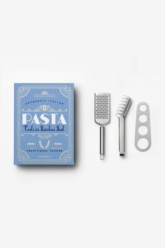 Σετ αξεσουάρ για ζυμαρικά Printworks Pasta Tools 20 x 27,5 cm μπλε PW00646