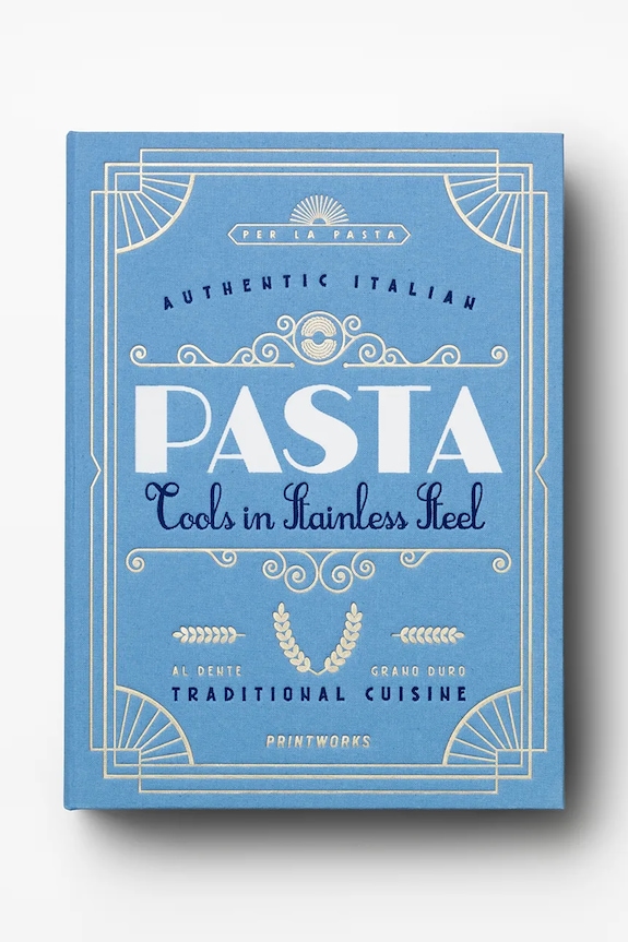 Σετ αξεσουάρ για ζυμαρικά Printworks Pasta Tools 20 x 27,5 cm PW00646 μπλε AA00