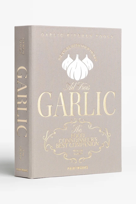 Σετ αξεσουάρ για σκόρδο Printworks Garlic Tools 23,5 x 18 cm μπεζ PW00749