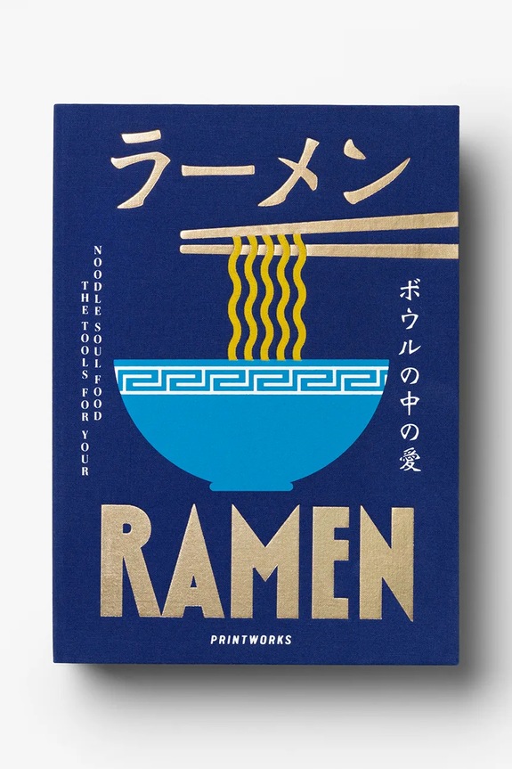Σετ αξεσουάρ για ράμεν Printworks Ramen Tools 28 x 20 cm σκούρο μπλε PW00750