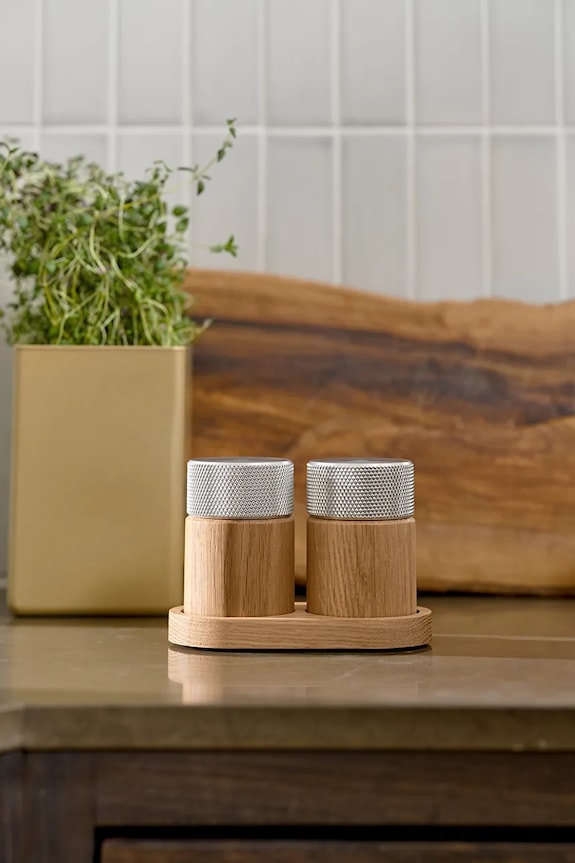 Μύλοι για αλάτι και πιπέρι Gejst Sina 9 x 6 cm γκρί G00321