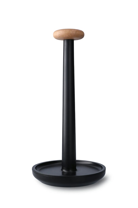 Rosendahl mâner pentru prosoape de hârtie din lemn de fag 30 cm negru 18008