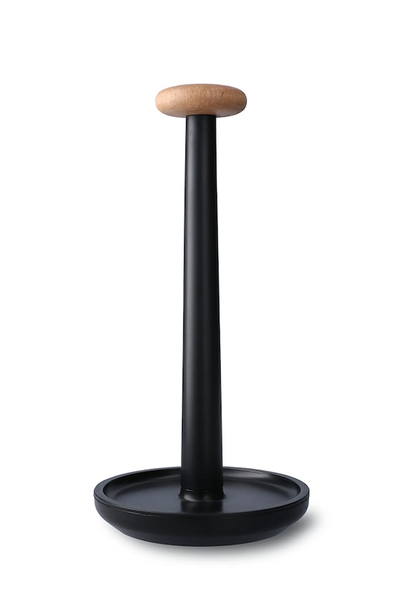 Rosendahl mâner pentru prosoape de hârtie din lemn de fag 30 cm negru 18008