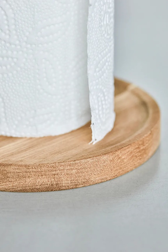 Κουζίνα και μπαρ House Doctor Λαβή για χαρτοπετσέτες από ξύλο ακακίας 33 x 14 cm 206660008 καφέ