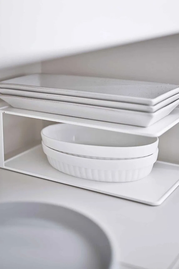 Kuchnia i bar Yamazaki półka kuchenna ze stali 30 x 15 x 10 cm 5641 biały