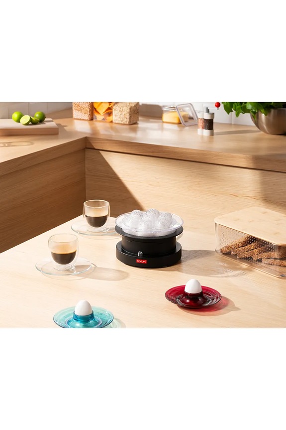 Kuchnia i bar Bodum jajowar elektryczny ze stali nierdzewnej 28,5 x 13,5 x 22,2 cm 12404.01EURO czarny