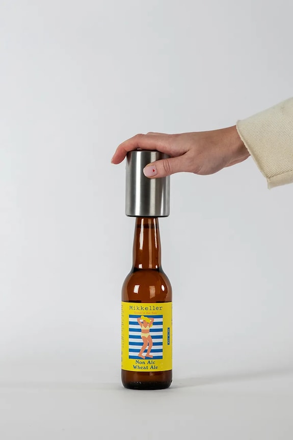 Sagaform Ανοιχτήρι μπουκαλιών 5 x 8 cm 5018232 γκρί AA00