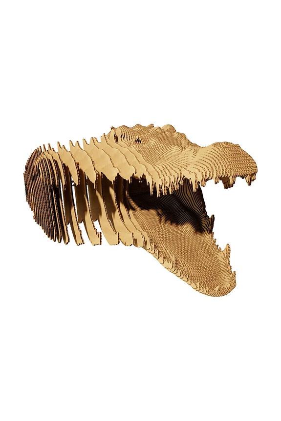 Cartonic 3d puzzle Crocodile többszínű CARTCROC