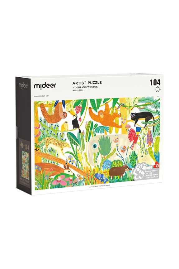 Mideer művészi puzzle Leśne cuda 104 elementy többszínű MD3296
