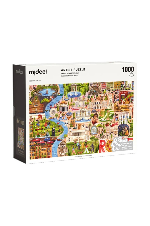 Mideer művészi puzzle Przygoda w Rzymie 1000 elementów többszínű MD3267
