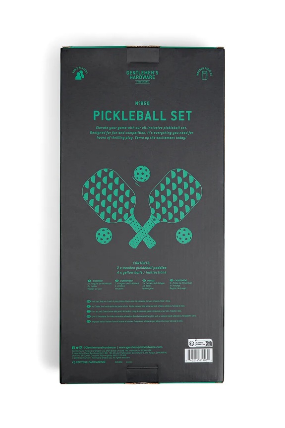 Gentlemen's Hardware set di palline per sottaceti Pickle Ball Set GEN850UK multicolore AA00