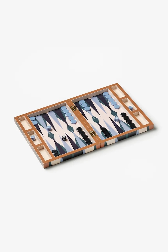 Επιτραπέζιο παιχνίδι Printworks Backgammon 24 × 31 × 5 cm PW00722 πολύχρωμο AA00