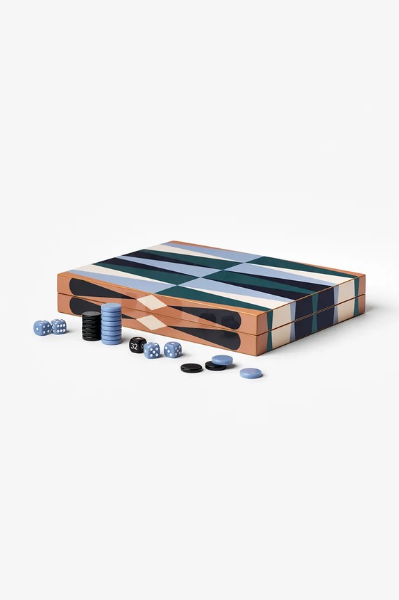 Lifestyle Επιτραπέζιο παιχνίδι Printworks Backgammon 24 × 31 × 5 cm PW00722 πολύχρωμο