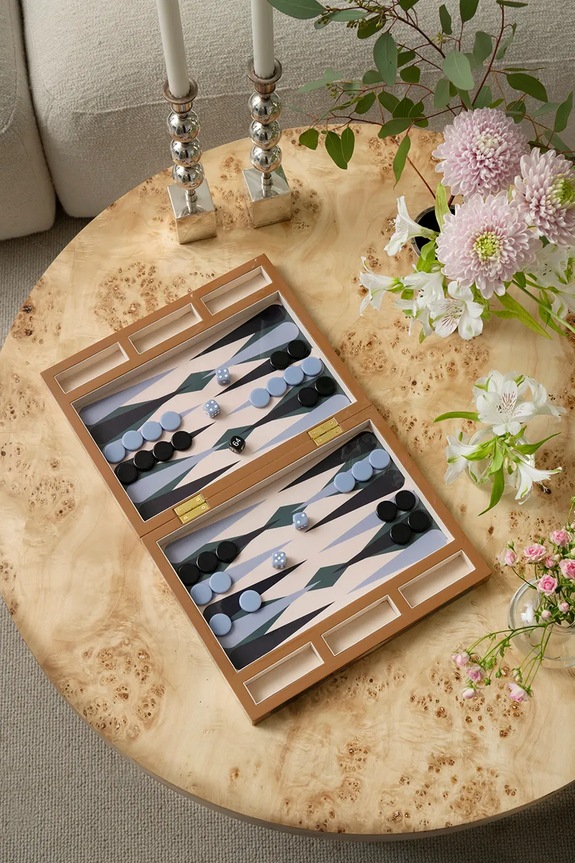 Επιτραπέζιο παιχνίδι Printworks Backgammon 24 × 31 × 5 cm πολύχρωμο PW00722