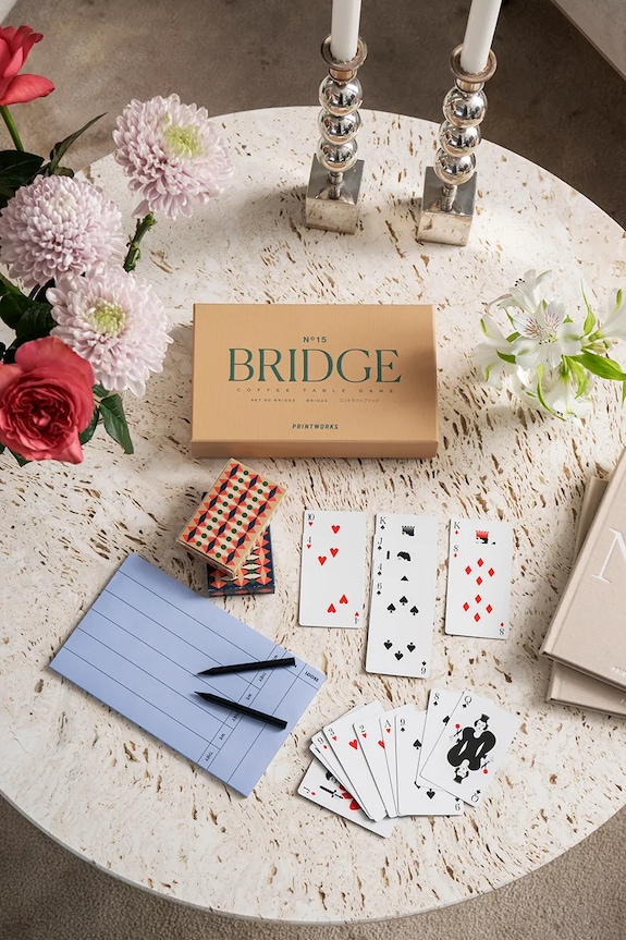 Επιτραπέζιο παιχνίδι Printworks Bridge S 23 × 14 × 4 cm μπεζ PW00719