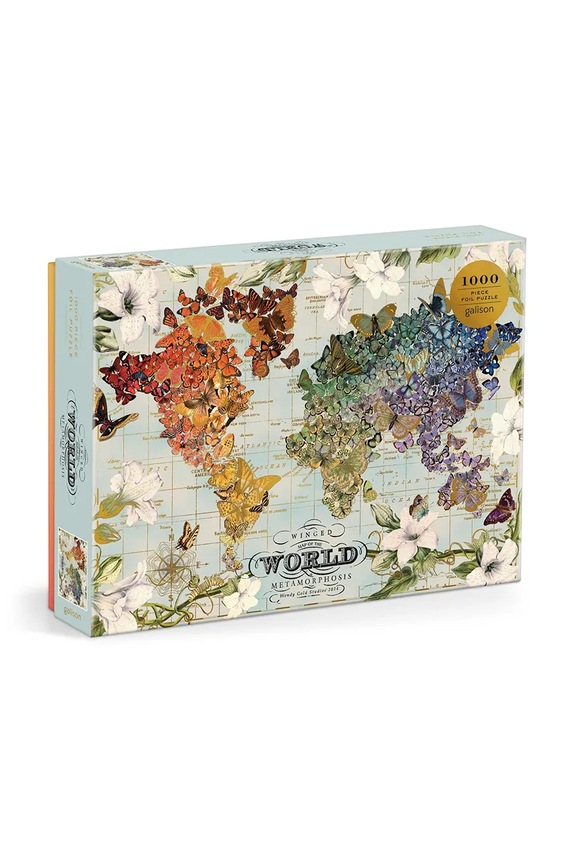 Galison puzzle Winged Metamorphosis 1000 elementów multicolor 8G5173