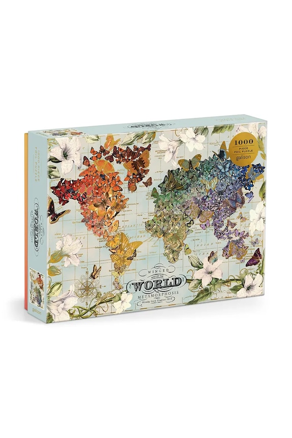 Galison puzzle Winged Metamorphosis 1000 elementów multicolor 8G5173