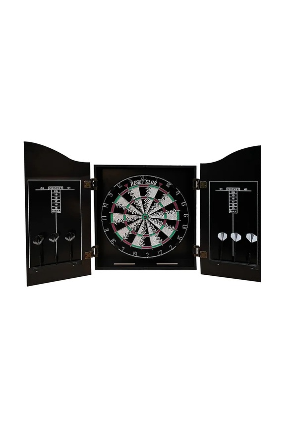 Sada: terč a šipky Reset Club Wood Cabinet 45 cm vícebarevná 3770030553032