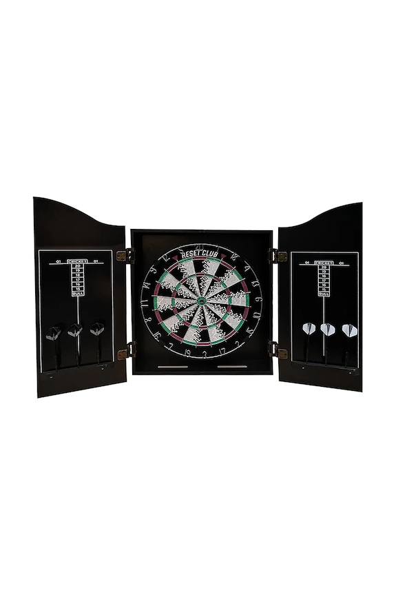 Sada: terč a šipky Reset Club Wood Cabinet 45 cm vícebarevná 3770030553032