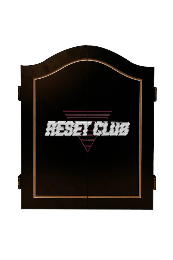 Sada: terč a šipky Reset Club Wood Cabinet 45 cm 3770030553032 vícebarevná AA00