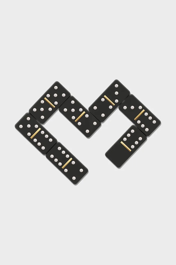 Lifestyle Luckies of London domino 12,7 x 3,3 x 19,5 cm LK.IAGDOM multicolor