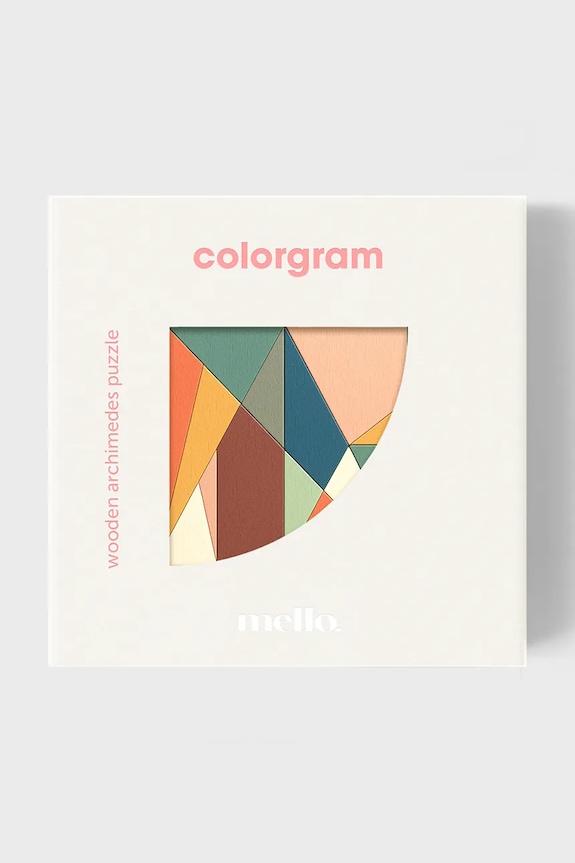 Ξύλινο παζλ Luckies of London Colorgram 14 x 19 cm πολύχρωμο LK.MECOL