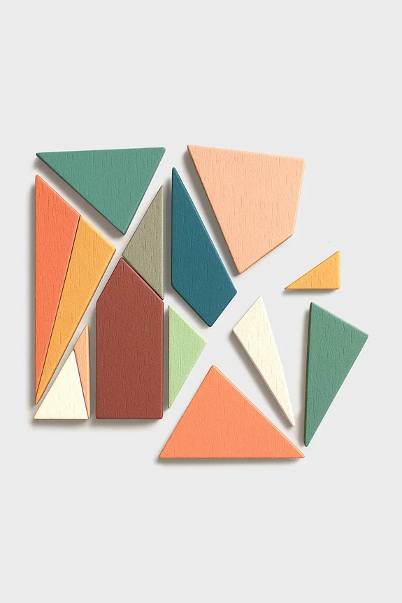 Lifestyle Ξύλινο παζλ Luckies of London Colorgram 14 x 19 cm LK.MECOL πολύχρωμο