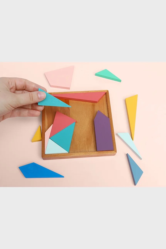 Ξύλινο παζλ Luckies of London Colorgram 14 x 19 cm LK.MECOL πολύχρωμο