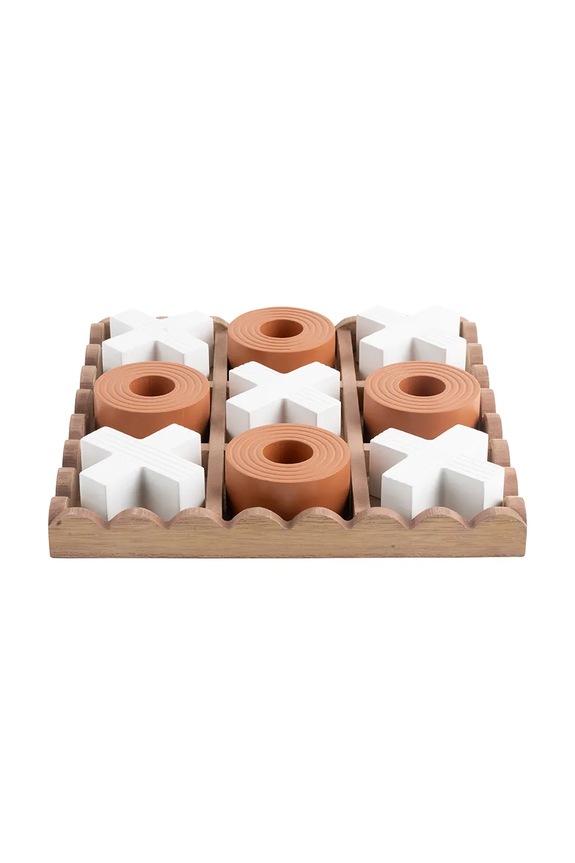 Spoločenská hra - piškvorky Present Time Tic Tac Toe 18,5 cm viacfarebná PT4356OR