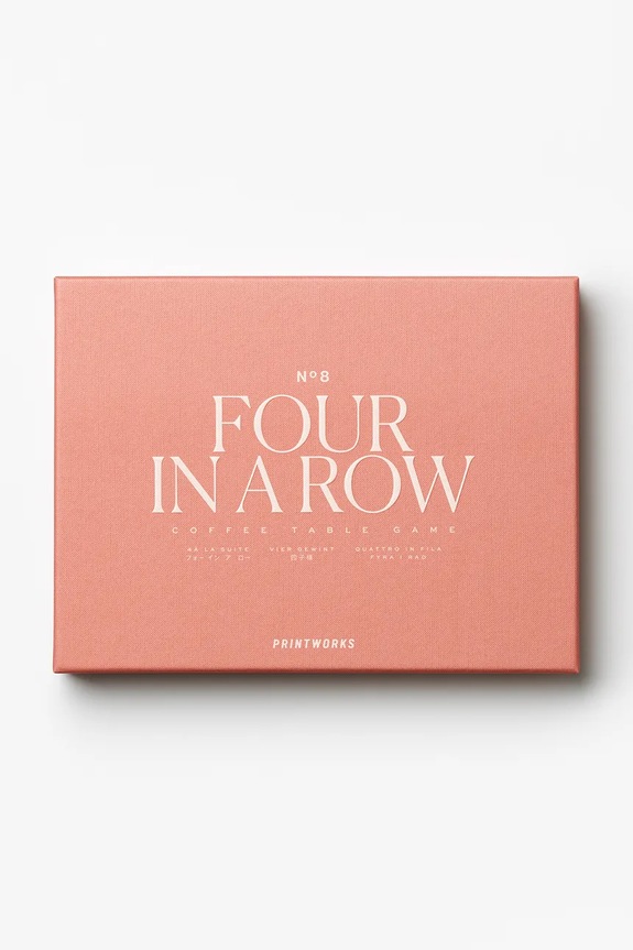 Printworks stratégiai játék Four In A Row 26 x 20 cm narancssárga PW00687