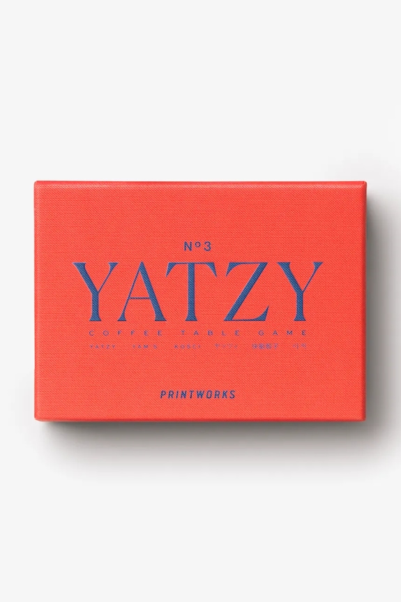 Printworks gioco - dadi Classic Yatzy 16 x 11,5 x 4,5 cm rosso PW00690