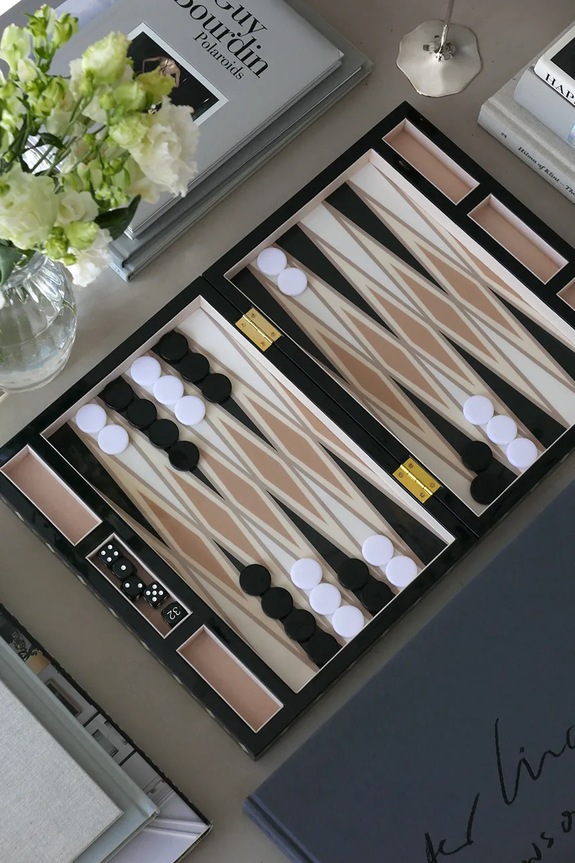 Επιτραπέζιο παιχνίδι Printworks Lacquered Backgammon 24 x 31 cm PW00772