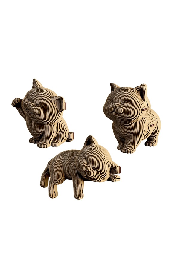 Cartonic puzzle beżowy CARTKITTENS