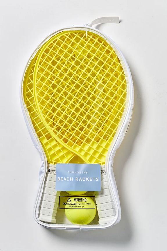 Lifestyle SunnyLife zestaw rakietek plażowych S61BRLIM żółty