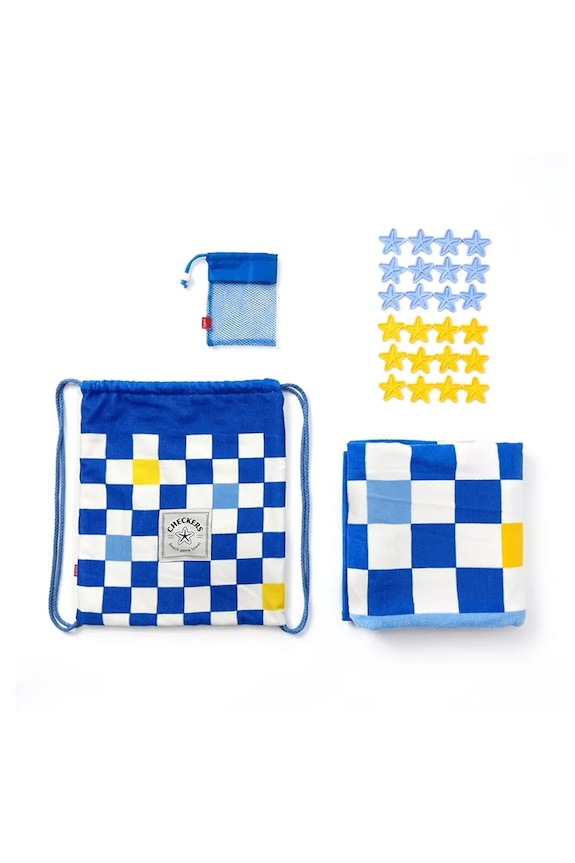 Balvi ręcznik plażowy z grą w warcaby 90 x 180 x 0,2 cm 28272 multicolor AA00