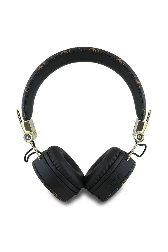 Lifestyle Ασύρματα ακουστικά in-ear Guess Triangle Round Shape GUBH70E4PTMK μαύρο