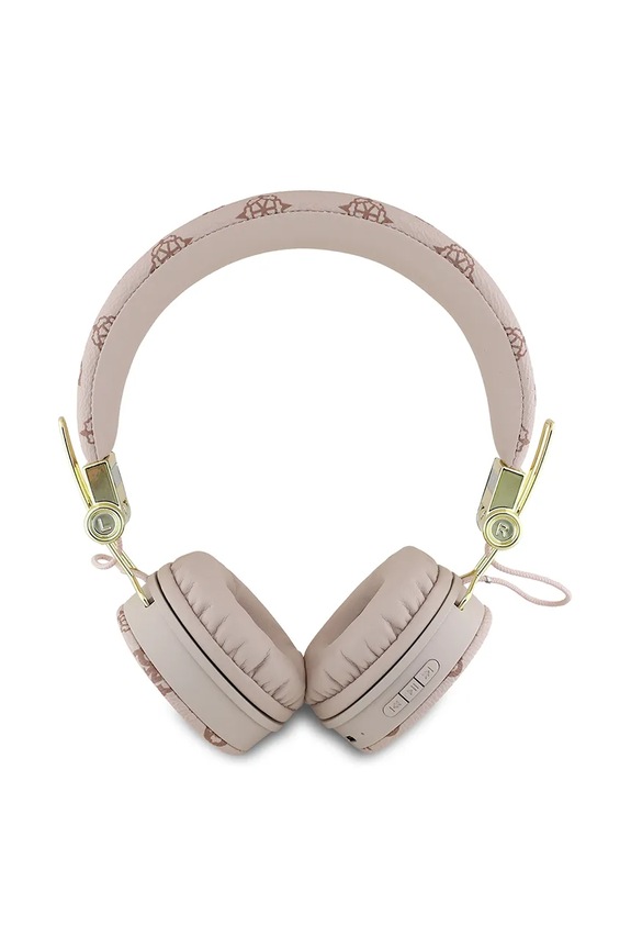 Лайфстайл Бездротові навушники Guess Peony Script Round Shape GUBH70EPOSMW коричневий