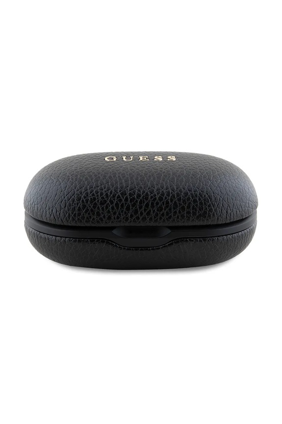 Bezdrôtové slúchadlá Guess Grained Classic Logo čierna GUTWSPGTSPSK