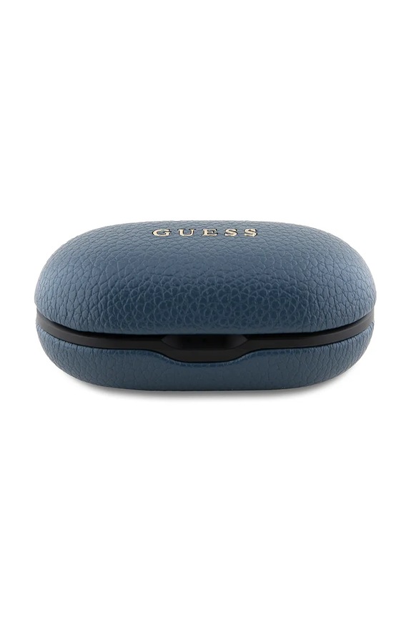 Bezdrôtové slúchadlá Guess Grained Classic Logo modrá GUTWSPGTSPSB