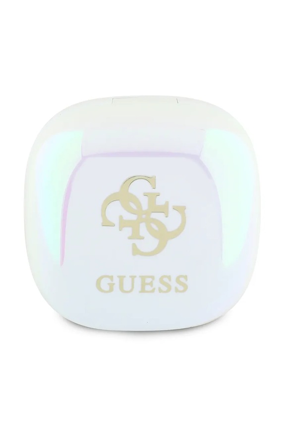 Lifestyle Guess cuffie auricolari wireless Iridescent 4G Printed Logo GUTWSJ144ESH bianco