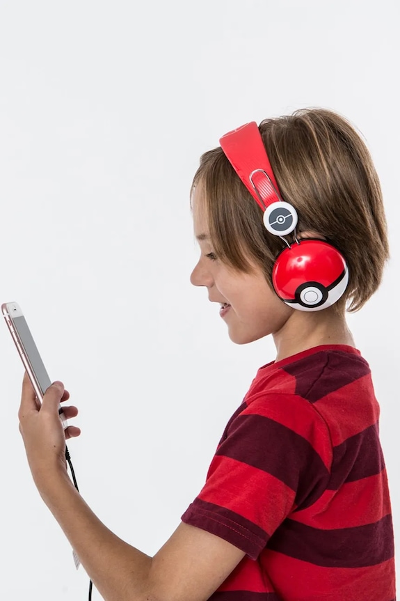 OTL cuffie auricolari per bambini x Pokemon PK0445 rosso
