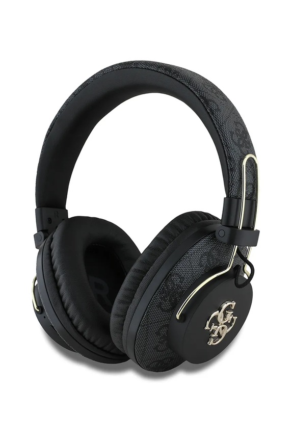 Bezdrôtové slúchadlá Guess Metal 4G Logo čierna GUBHS72P4FC4MK