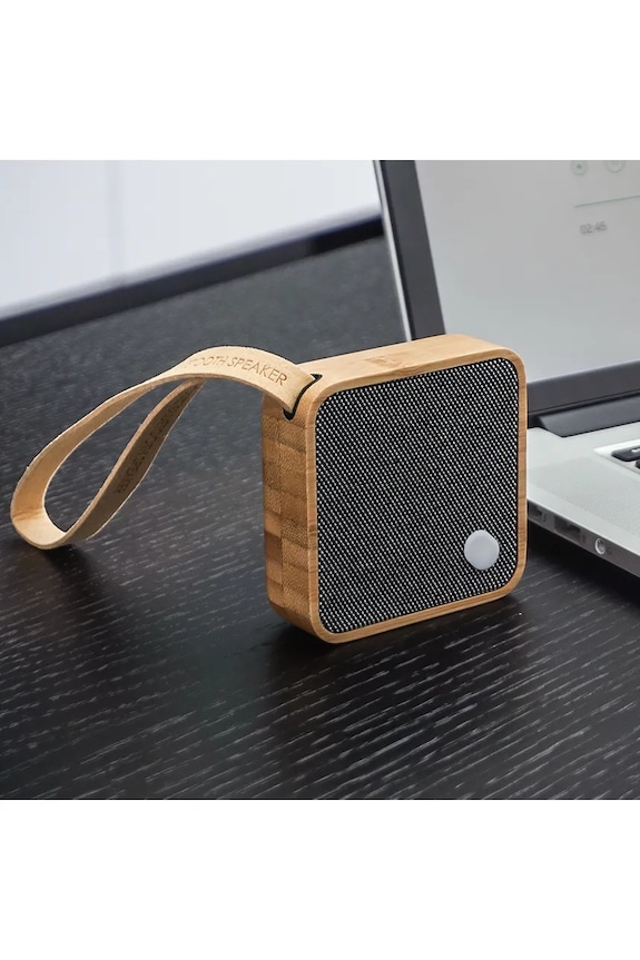 Беспроводная колонка Gingko Design Mi Square Pocket Speaker 7 x 7 x 2,8 cm G005BO бежевый AA00
