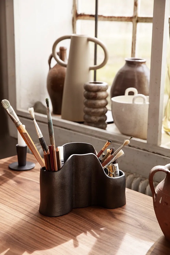 Lifestyle ferm LIVING organizer da scrivania Yama 1104263959 nero
