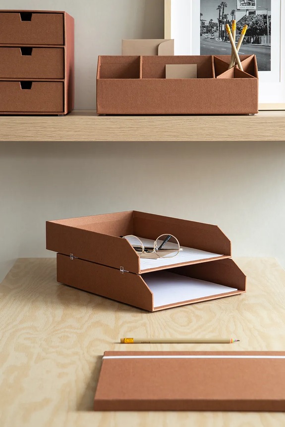 Bigso Box of Sweden organizer na dokumenty 2-pack brązowy 7892R1201.99